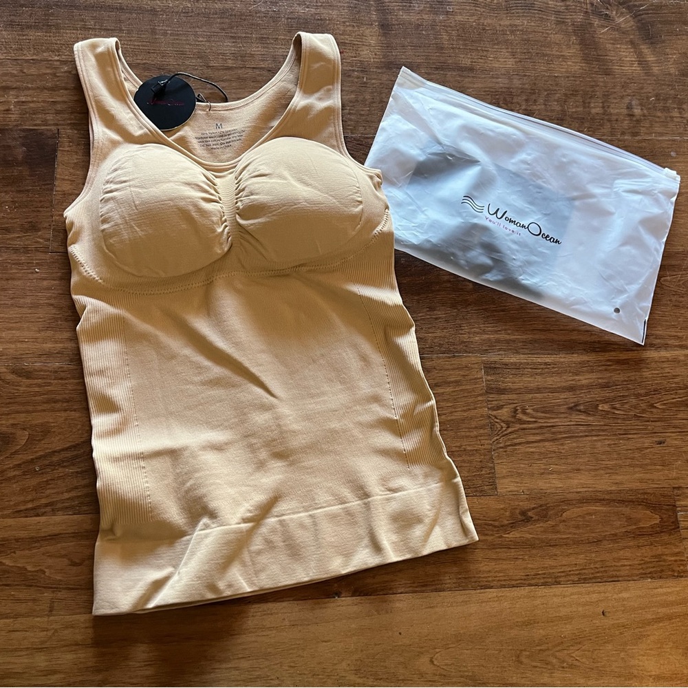 Woman ocean body contour M nude colored NEW!